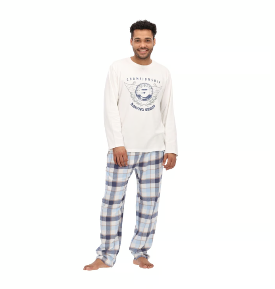 PIJAMA LARGO 100% ALGODON MT30198